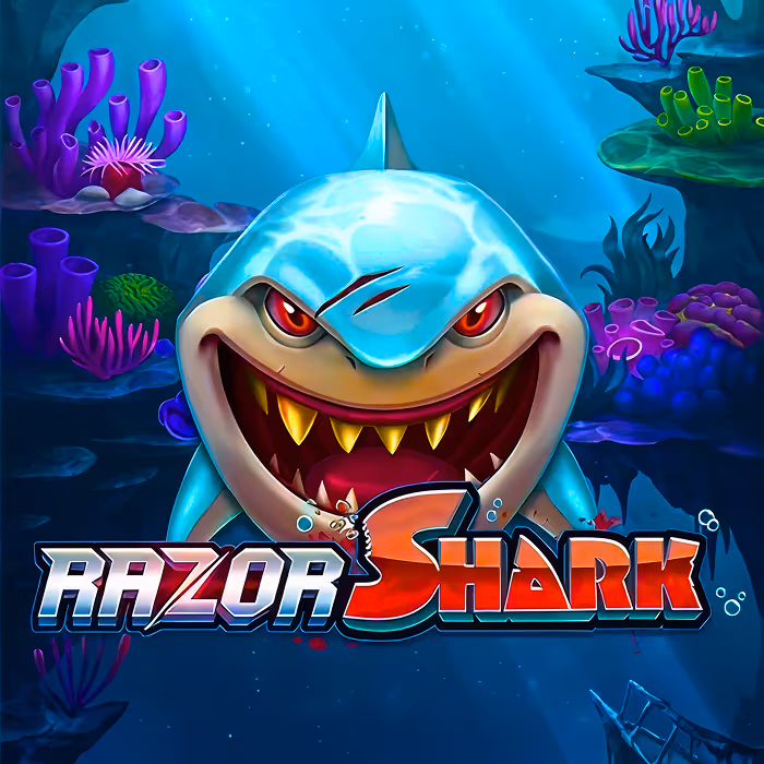 Razor Shark underwater adventure slot with mystery stacked symbols
